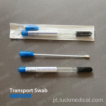 Transporte Tubo Swab Tubo de madeira Dica de algodão